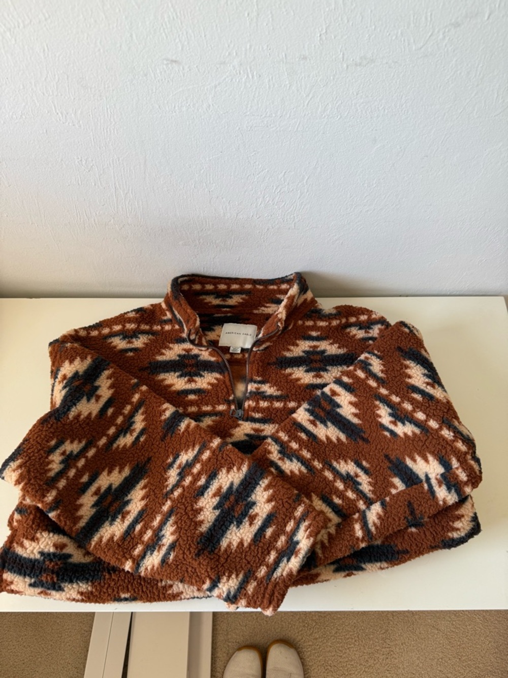American eagle Aztec Sherpa jacket - Picture 2 of 3